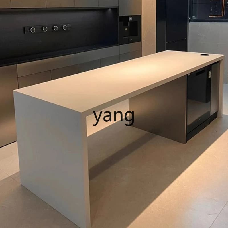 LMMDining Table Integrated Kitchen Partition Rock Board Classic