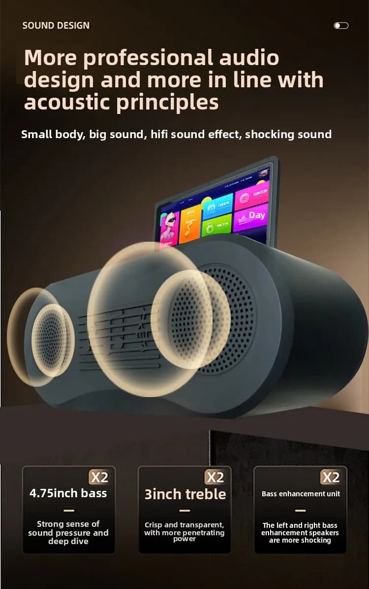2025 Professional Android Karaoke System With Touch Screen Sound And Song Jukebox For KTV All-in-One Home Theater Player