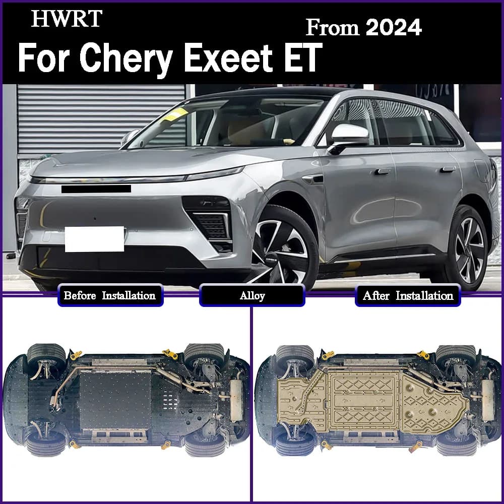 Protective Plate For Front Motor Rear Motor Front Battery Rear Batter Chassis Guard Board For Chery Exeet ET‌ 2024 200KM