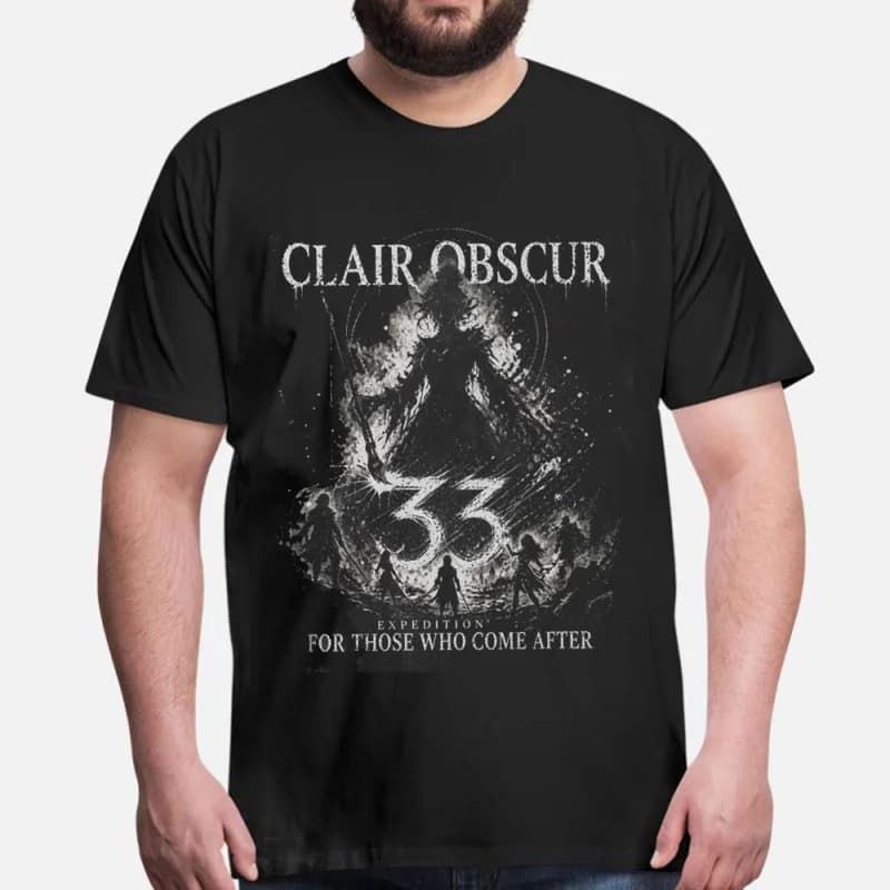 0427 Clair Obscur Expedition 33 Gift for gamer 100% cotton printed tee Short Sleeve Graphic T-Shirt All size tops S-6XL