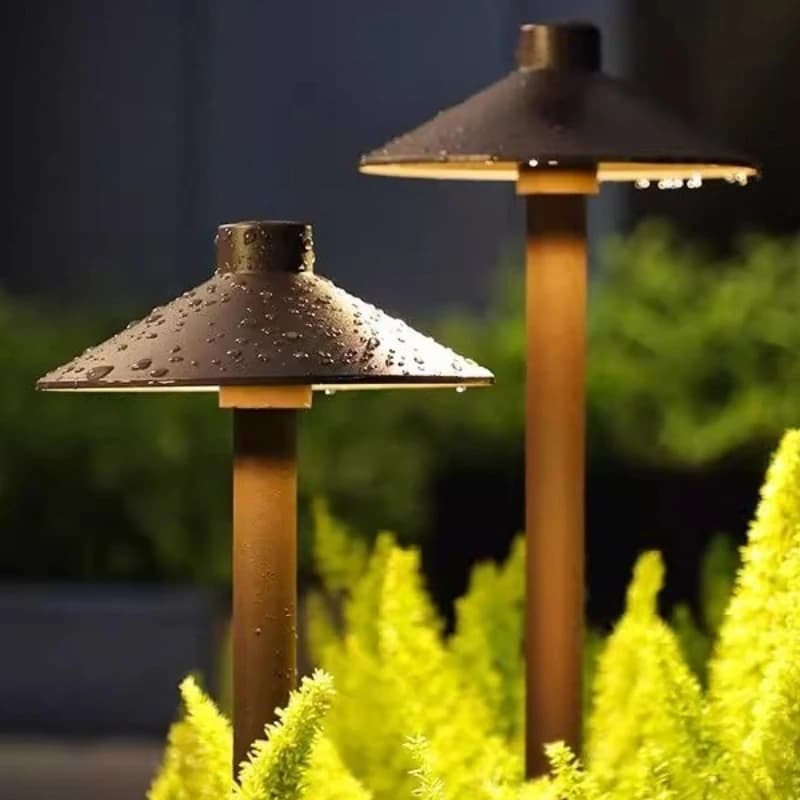 Outdoor Solar Mushroom Lawn Garden Villa Decorative Light Garden Floor Plug Floor Landscape