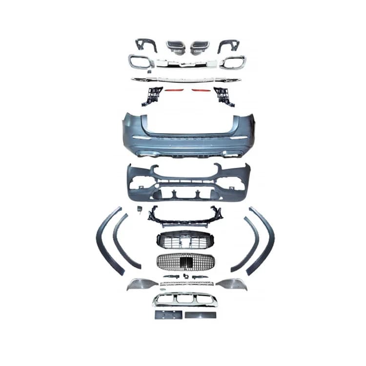 High Quality Maybach Style Body Kits Front Rear Bumpers Diffuser Grille Body Kit for Mercedes benz GLS X167 W167 COUPE