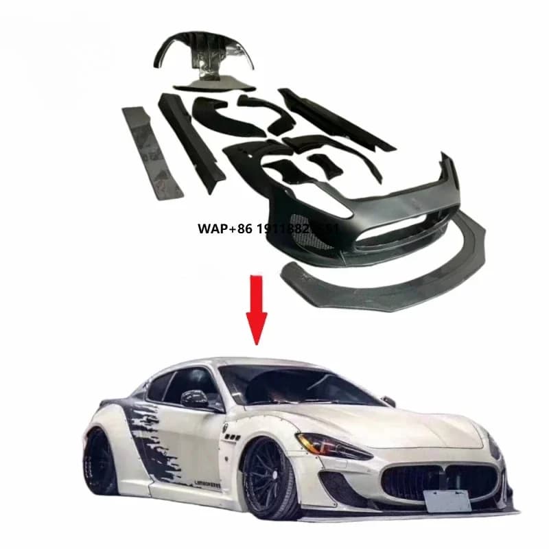LB Wide Style Side Skirts Body Kit for GT Gran Turismo Fender Flares Bumpers Spoiler for  GT GTS