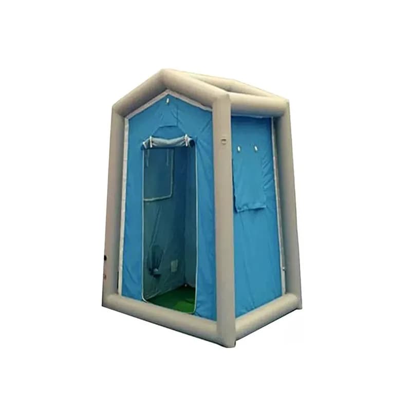 Single tent, multi-person shower inflatable single tent