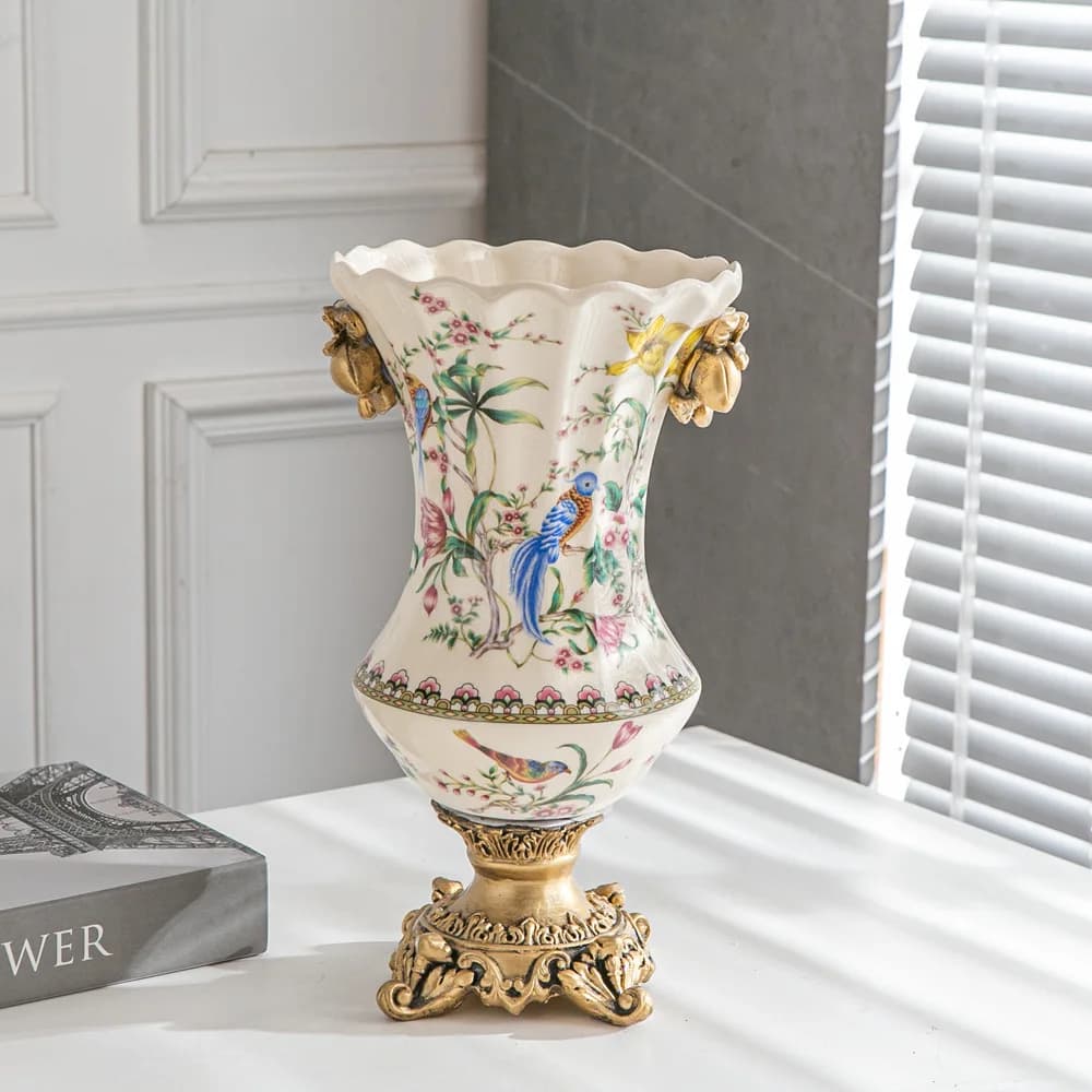 Hxl ceramic vase - creative, high-end, vintage style