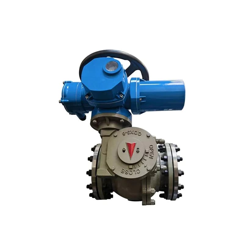 8 Inch DN200 Flange Ball Valve with ANSI 300lbs WCB A216 Body Material Electric Power for Water OEM Customization Supported