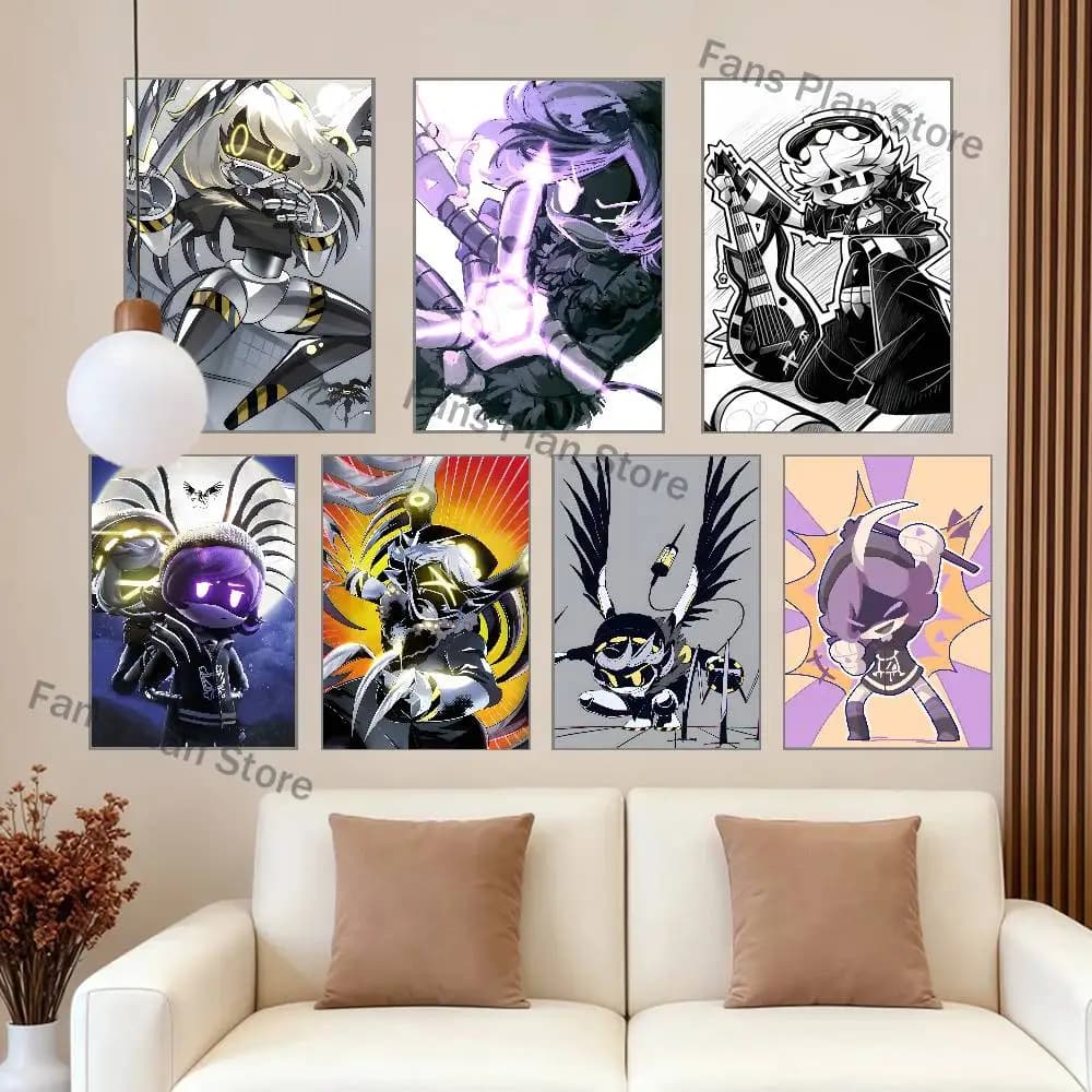 M-Murder D-Drones Poster Prints Wall Art Painting Picture Gift Living Room Bar Restaurant Dec Sticker Large