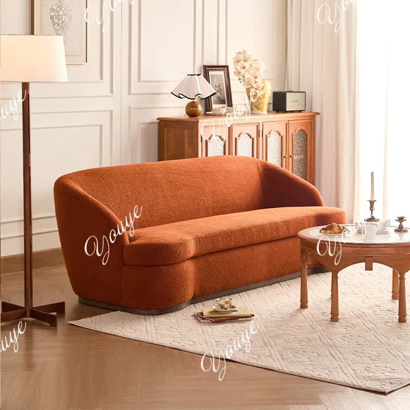 A44 French vintage sofa special-shaped designer creative comfort and high-end fashion living room for home use