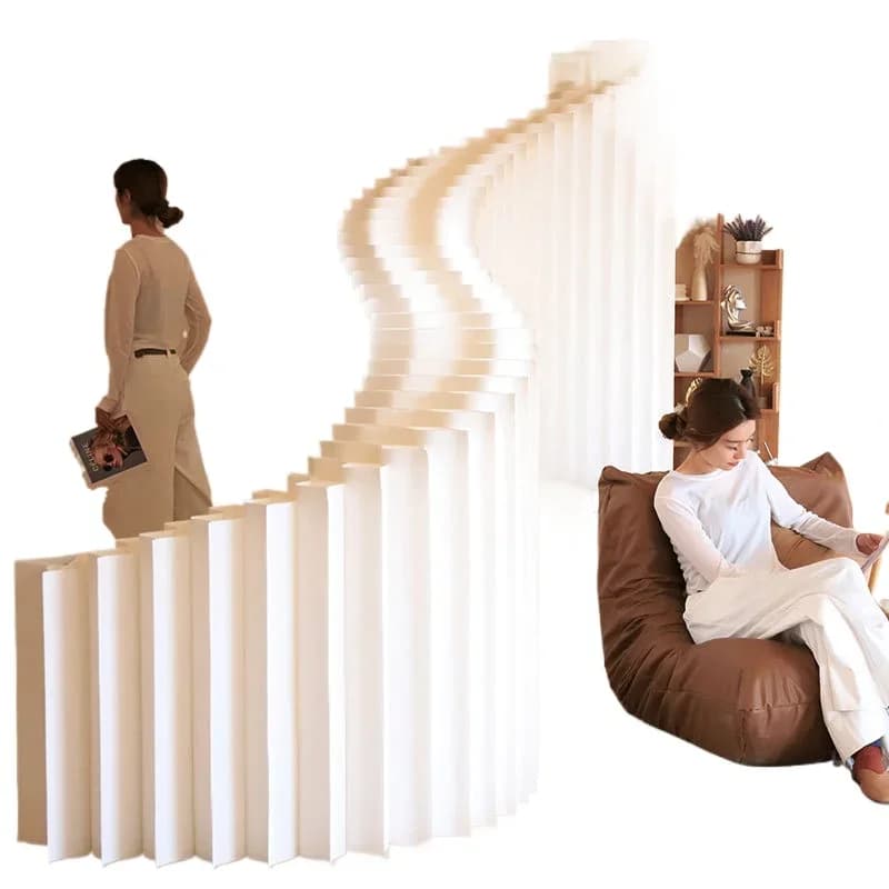 Paper screen partition wall Office partition False wall Beauty salon occlusion
