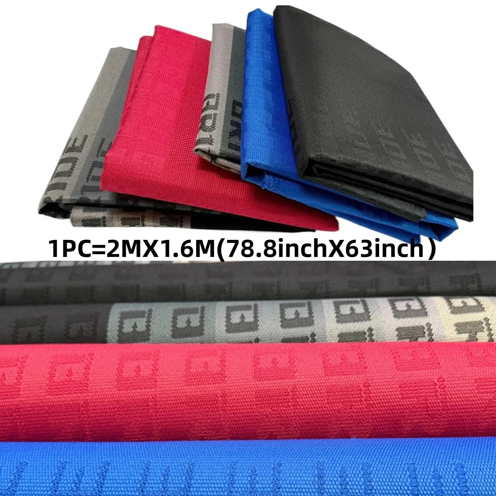JDM Racing Car Seat Fabric universal Car Seat Cover Auto Fabric Decoration Cloth Interior Accessories 2m*1.6m