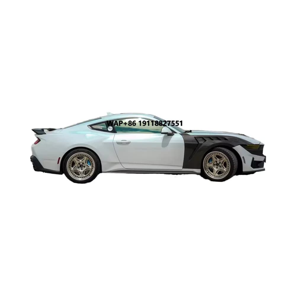 New Mustang ZG 2015-2023 GTD Style Carbon Fiber Perforated Fenders Body Kit Upgrade