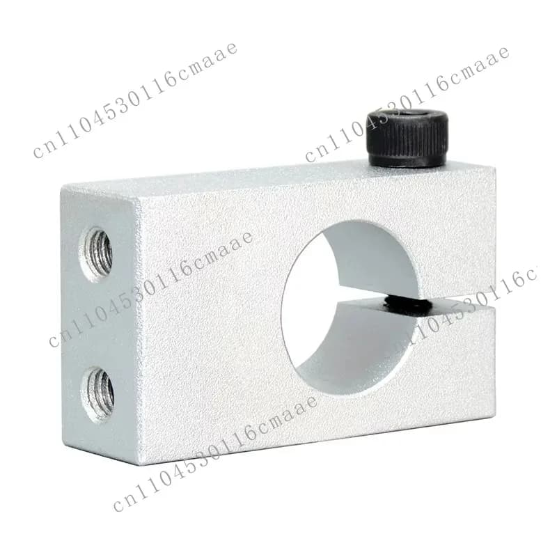 Aluminum alloy shaft fixing bracket column fixing clamp thread parallel guide shaft supporting pipe clamp bearing seat