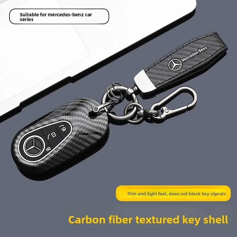 For Mercedes Benz C E S Class GLC W206 W214 W223 E300 C260 C300 S450 S500 S400 Auto Car Smart Key Case Fob Cover Shell Holder