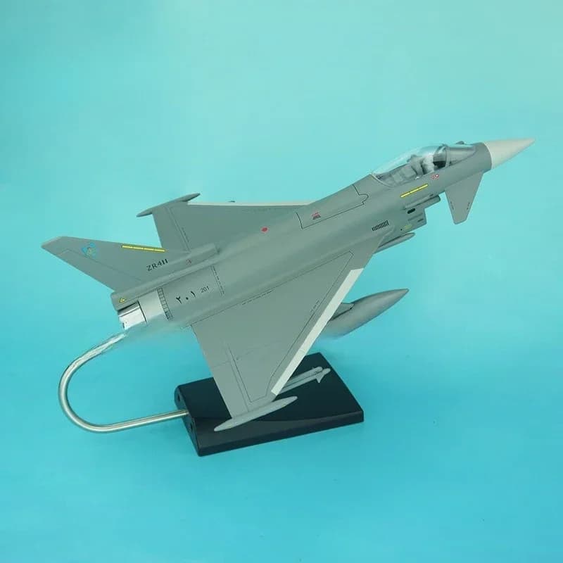 Simulation Scale Fighter Model EF2000 Synthetic Resin Typhoon Fighter Model
