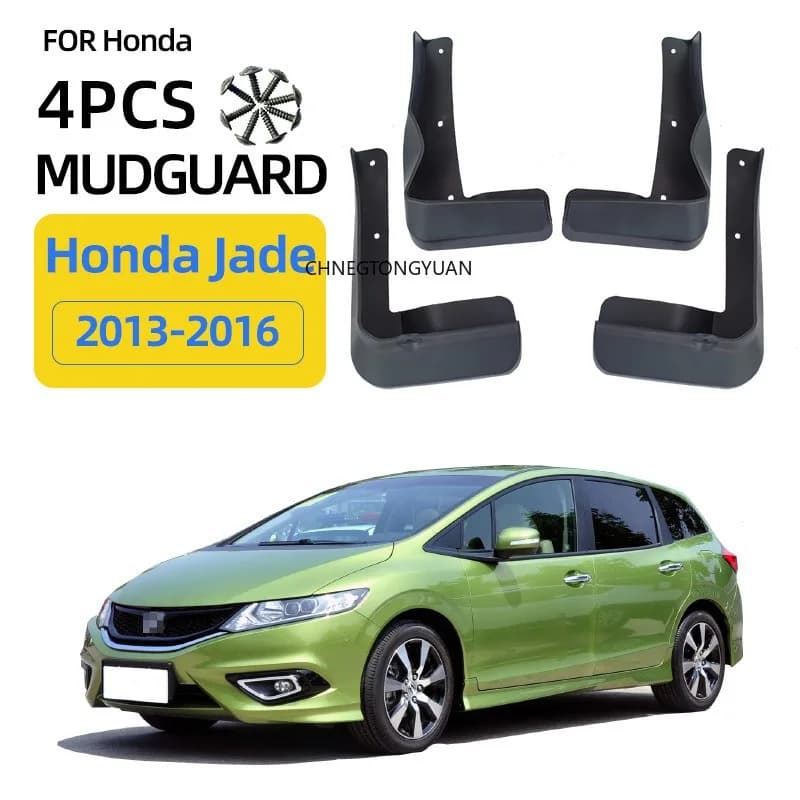 Mudguard For Honda Jade 2013-2016 Front Rear 4pcs Mudflaps Mudguards Car Accessories Auto Styline Splash Guard Fender 2014 2015