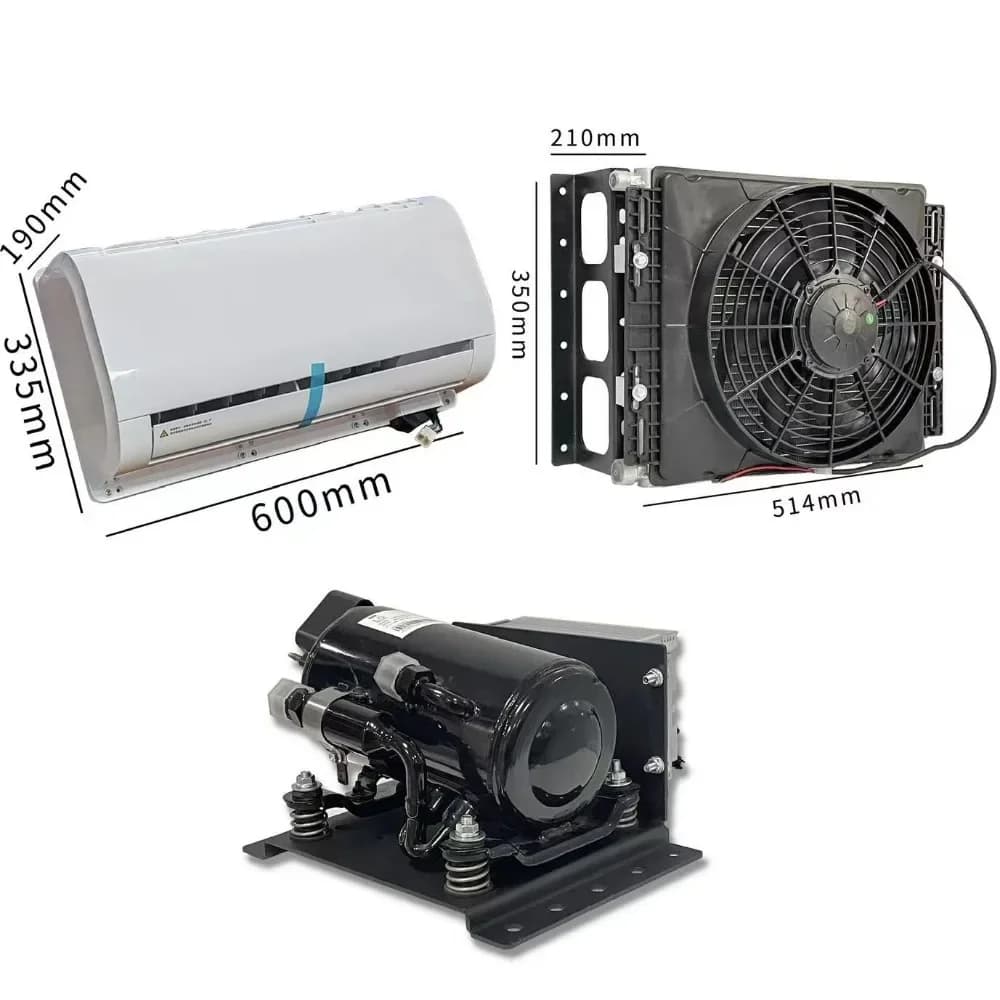 24 Volt Air Conditioning Truck Bus Air Conditioning System Universal RV Air Conditioning Kit Hidden 24 Volt 1 High Quality