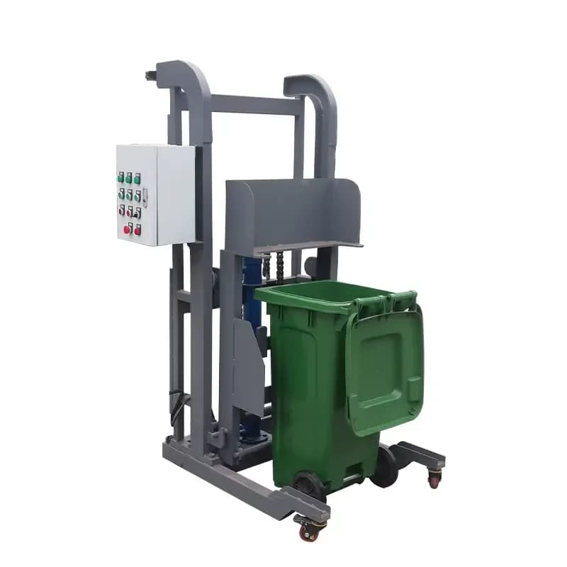 Garbage Compactor Trash Bin Lifting Machine