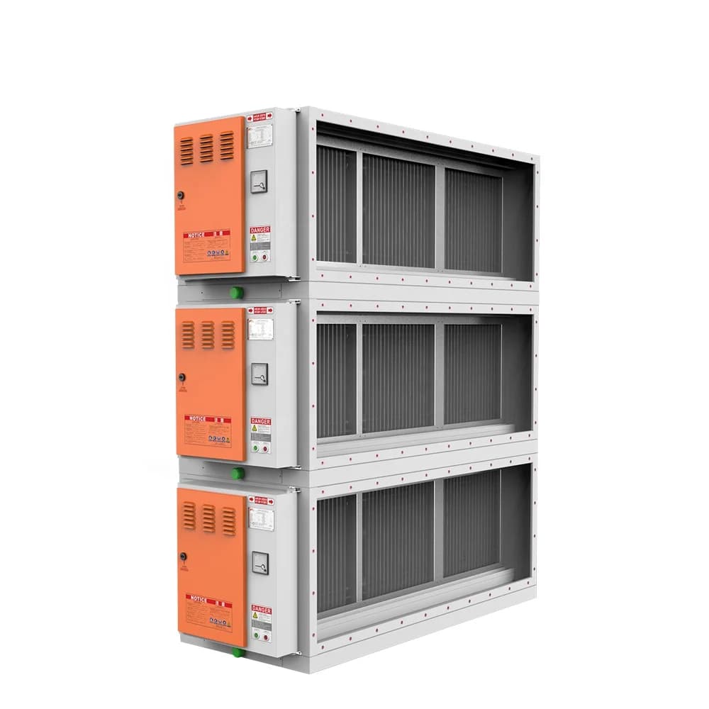 Commercial Kitchen Oil Fume  Purification System Cooking  Purifier Electrostatic Oil Fume Purifier