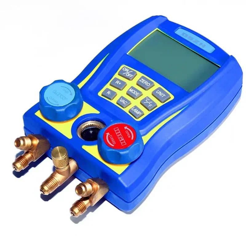 WK-6889 Digital display the cold media pressure gauge electronic  refrigeration Pressure Vacuum Gauge 1pc NEW Hot sales