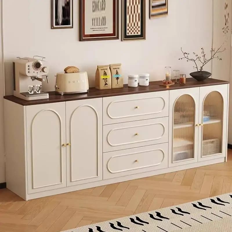 Modern Kitchen Cabinets Organizer Shelf European Narrow Italian Storage Cabinets Living Room Meuble Rangement Furniture Home