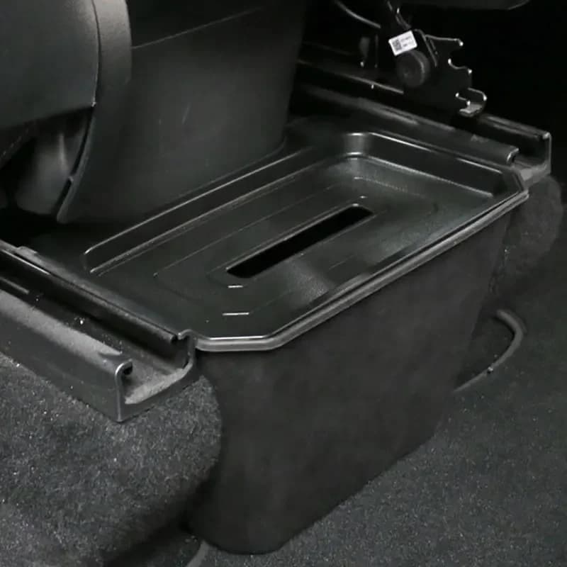 Rear Center Console Organizer TPE Tray For Tesla Model Y 2020-2024 Storage Box Case Accessories