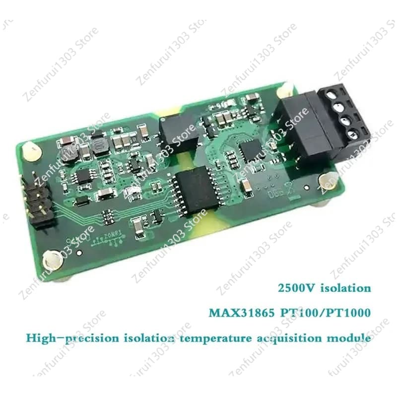 MAX31865 High-precision Isolation Temperature Acquisition Module PT100/PT1000 (Supports Multi-channel)