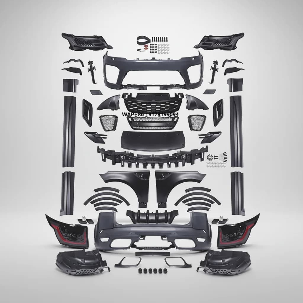 Black Support Auto Body System Car Parts Body Kit for  Sport 2014 up Sport 2018 SVR