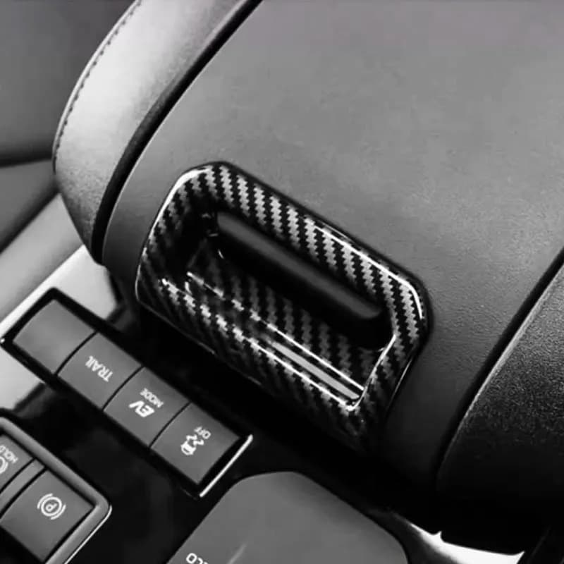 For Toyota Highlander 2022 Armrest Box Switch Frame Crown Land Cruiser Armrest Switch Decoration Sticker Interior Modification