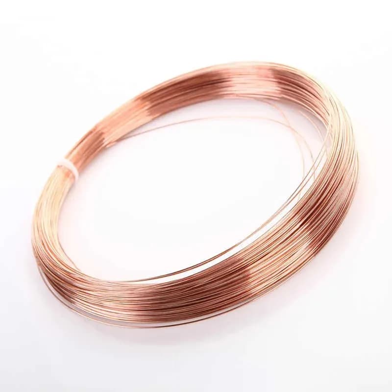 99.9% Pure T2 Copper Wire Superfine Bare Line 0.2mm to 5mm Dia 1M 5M 10M Length