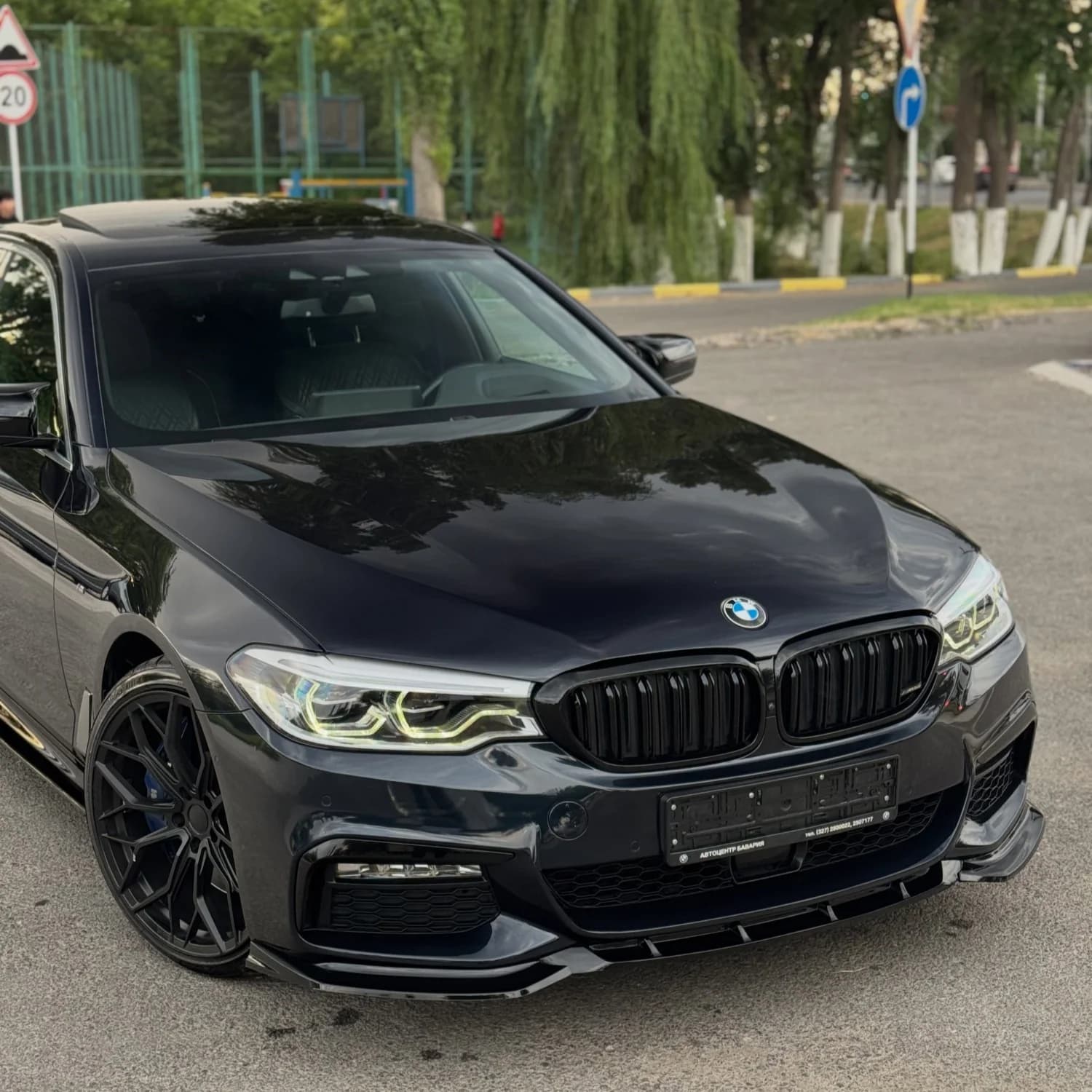 Front Bumper Lip Splitter Diffuser Body Kit Spoiler Bumper Guard Protection For BMW 5 Series G30 525i 530i 2017 2018 2019 2020