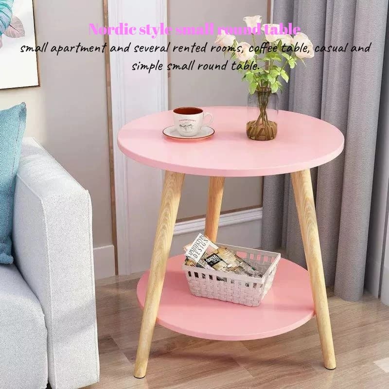 Mesa Lateral Luxury Coffee Tables Italian Side Hotel Round Storage Corner Coffee Tables Wood Pink Small Mid Century Furniture