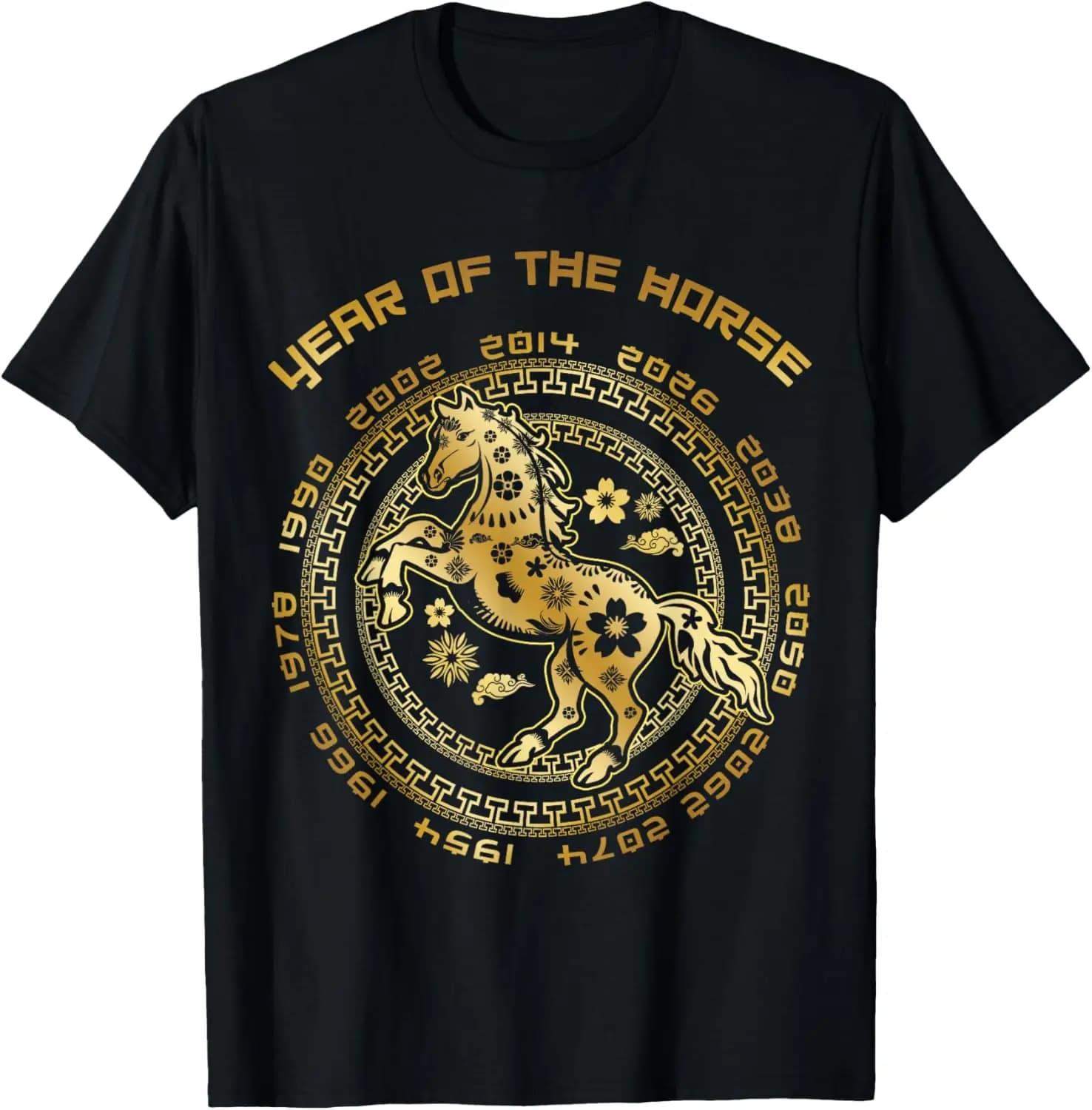 Chinese New Year Gift  of The Horse Chinese Zodiac Year 2026 Printed T-shirt Tops New Arrival HipsterStreet Fashion T-shirt