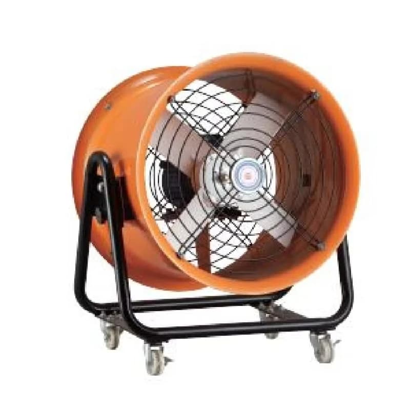 CMF-40 400mm mobile industrial blower closed space hand push ventilation axial flow fan