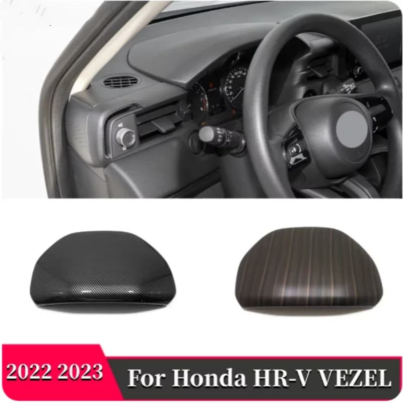 LHD For Honda VEZEL  XR-V HR-V  2022 2023 Car Interior Carbon Fiber Dashboard Dashboard Instrument panel upper trim frame 1pcs