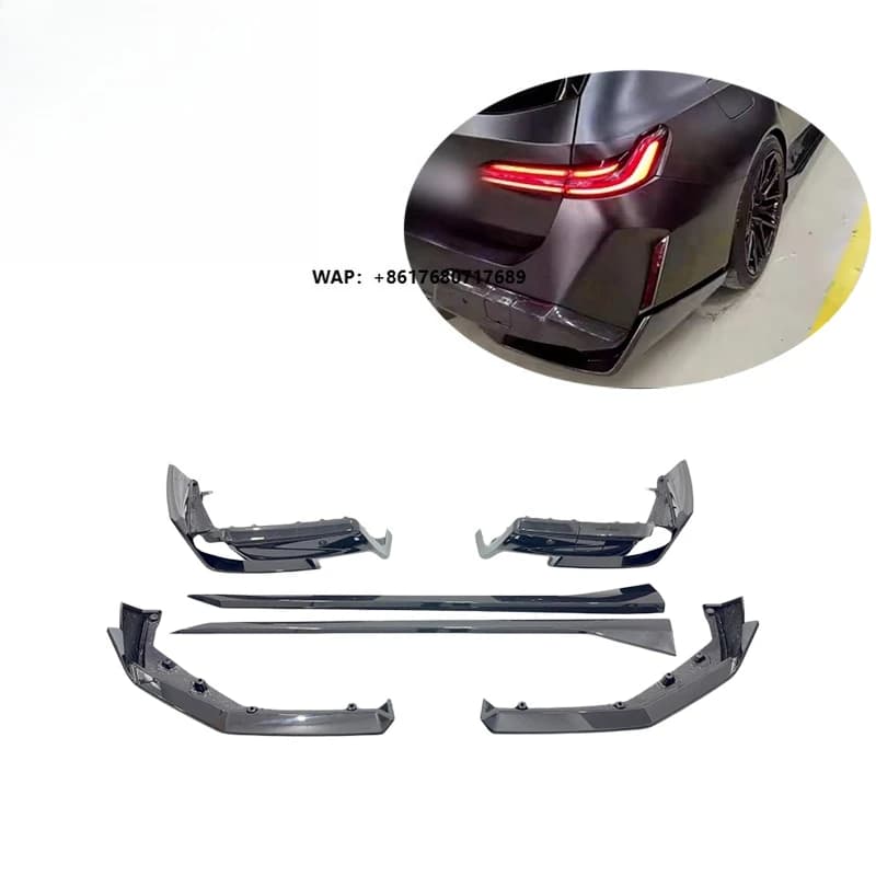 MP Style Carbon Fiber Aero Kit with Front Lip Diffuser Side Skirts for G90 G99 M5 2024-2025
