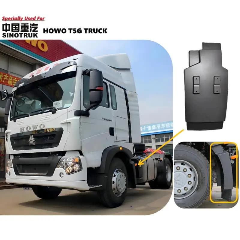 Specially Used For HOWO T5G Truck Original Quality Fender Mudguard WG1664235017 WG1664235018 For HOWO T5G Parts