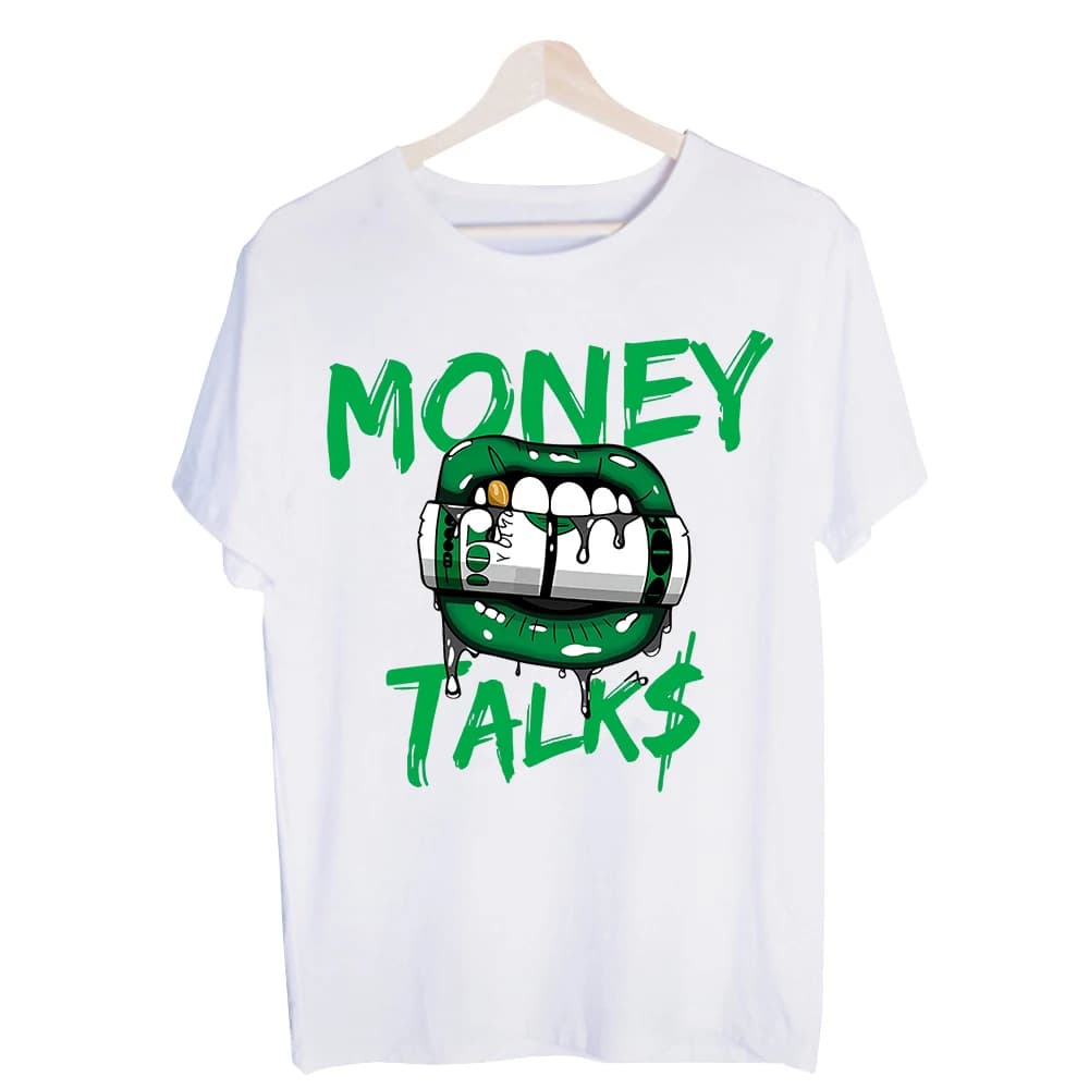 Men's Money Mouth Graphic Tee, Short Sleeve Crew Neck T-Shirt for Streetwear and Casual Outfits