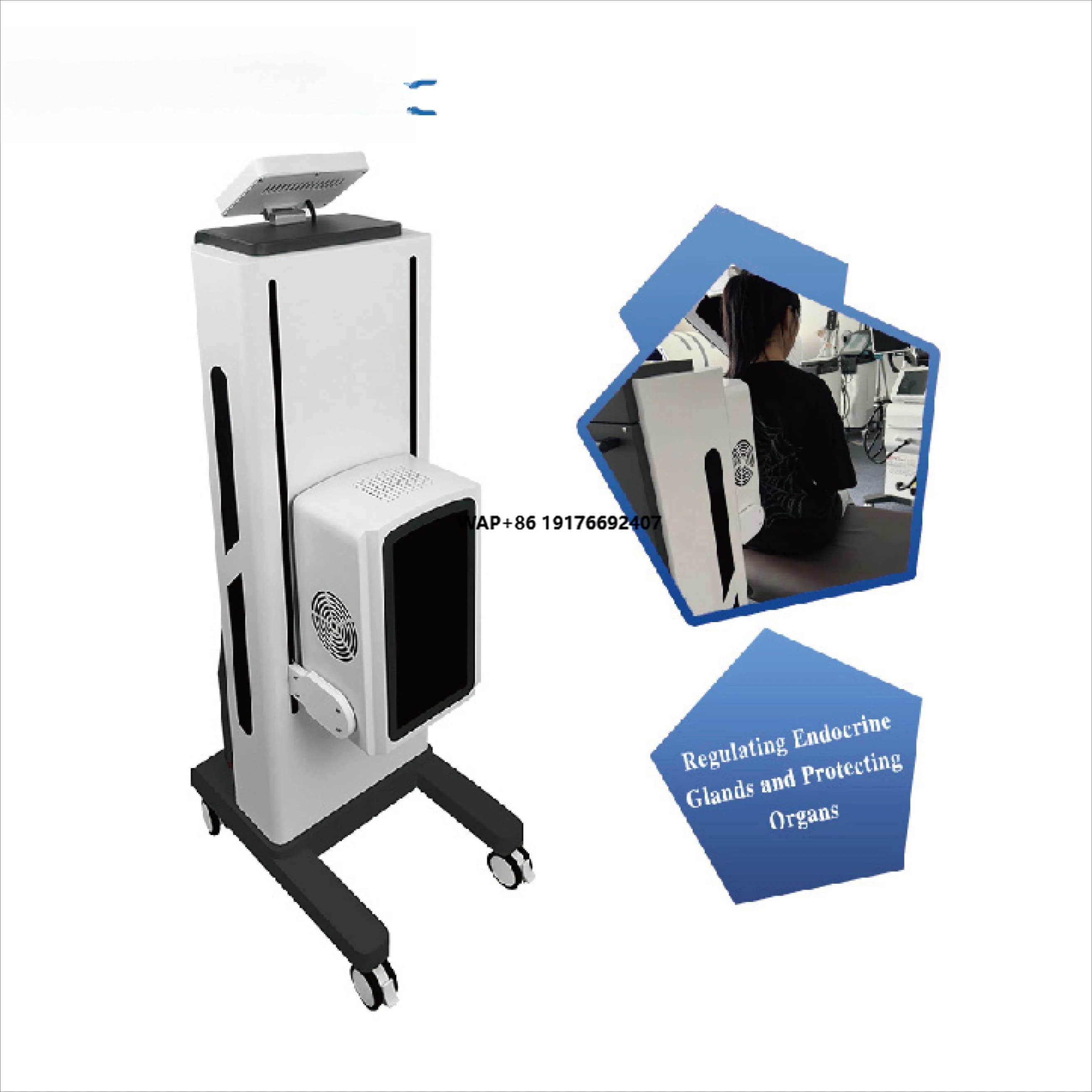 Terahertz Gyromagnetism Therapy Device Deep Tissue Massage Physical Therapy Tools for Body Pain Management