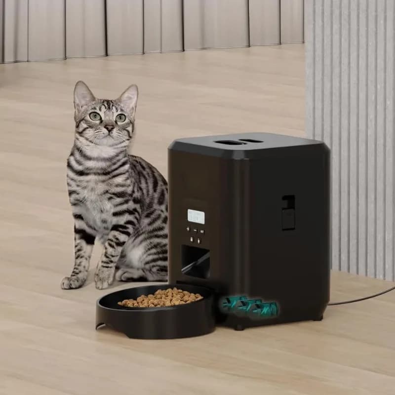 Smart Pet Feeder Automatic Slow Food Machine With Timed Quantitative Automatic Cat Food Dispenser Cat Dog Bowl