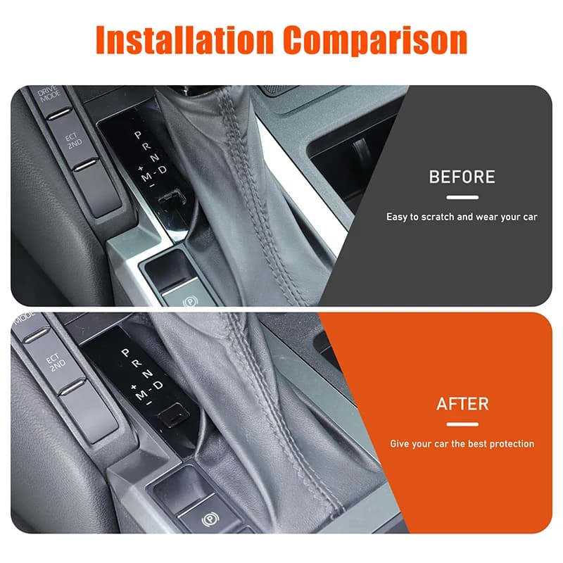 ABS Black For Toyota Land Cruiser Prado 250 LC250 2024+ Car Shift Lock Release Button Cover Sticker Car Interior Accessories