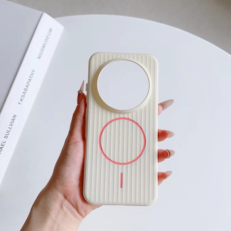 For Huawei Honor Magic 8 Pro Case Protective Strap Row Clear For Magsafe Pattern Mobile Phone Back Cover
