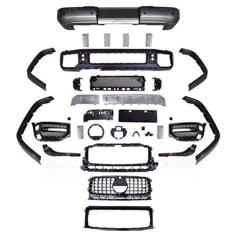 Premium Car Accsori Rear Front Bumper Diffuser Lip Spoiler Tail Body Kit G-Class W To W4 04- High Quality