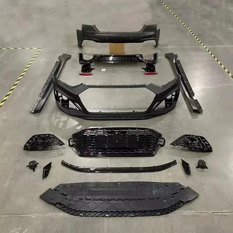 High Quality Factory Hot Sale A Style Upgr Body Kit Front Rear Bumper Grille Lip Side Skirt Exterior Accsori