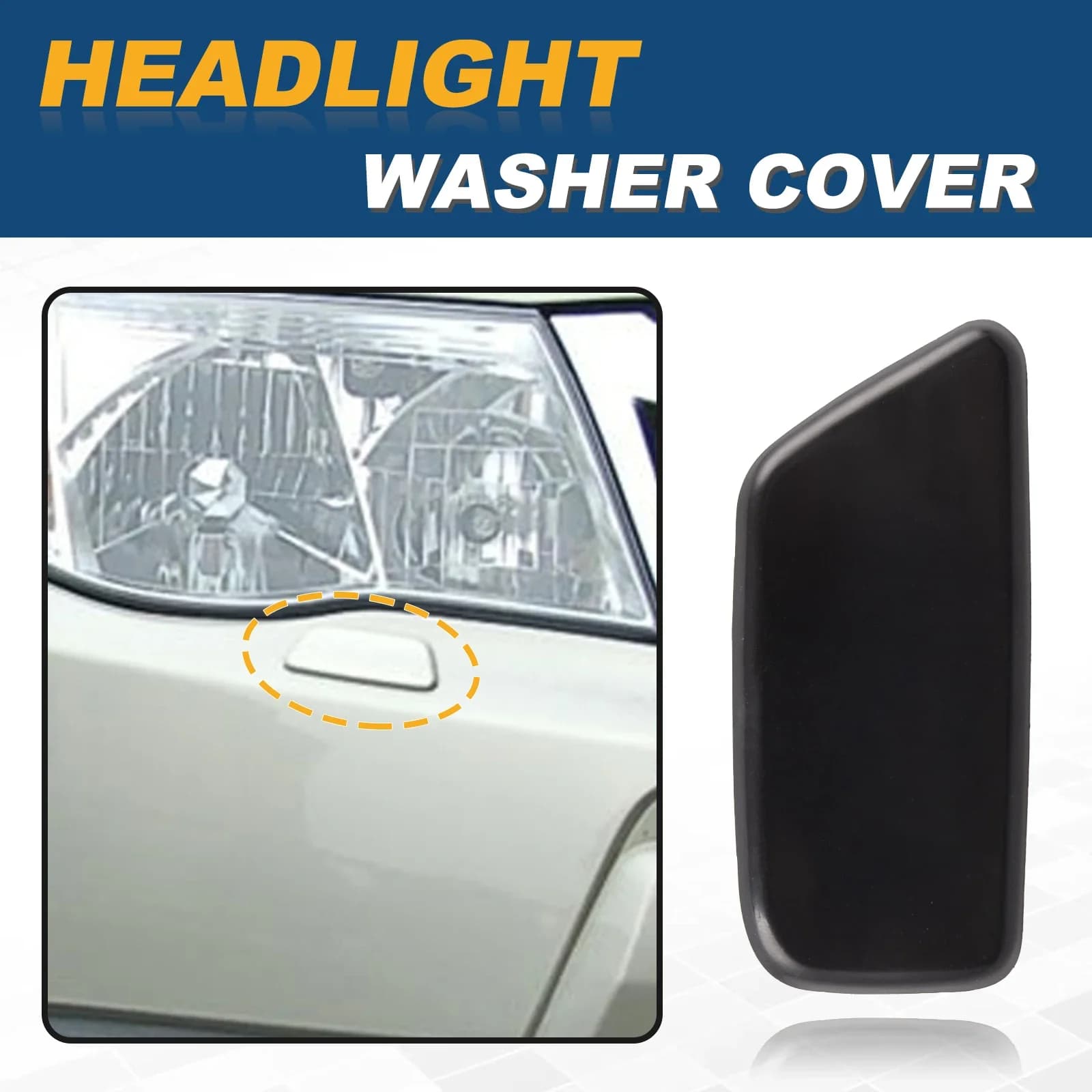 For Subaru Forester 2009 -2012 Left Right Front Bumper Headlight Washer Jet Spray Nozzle Cover Cap 86636SC030 86636SC020