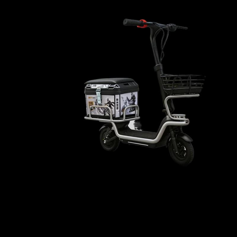 Delivery artifact foldable long battery life electric scooter transportation commuter delivery special scooter