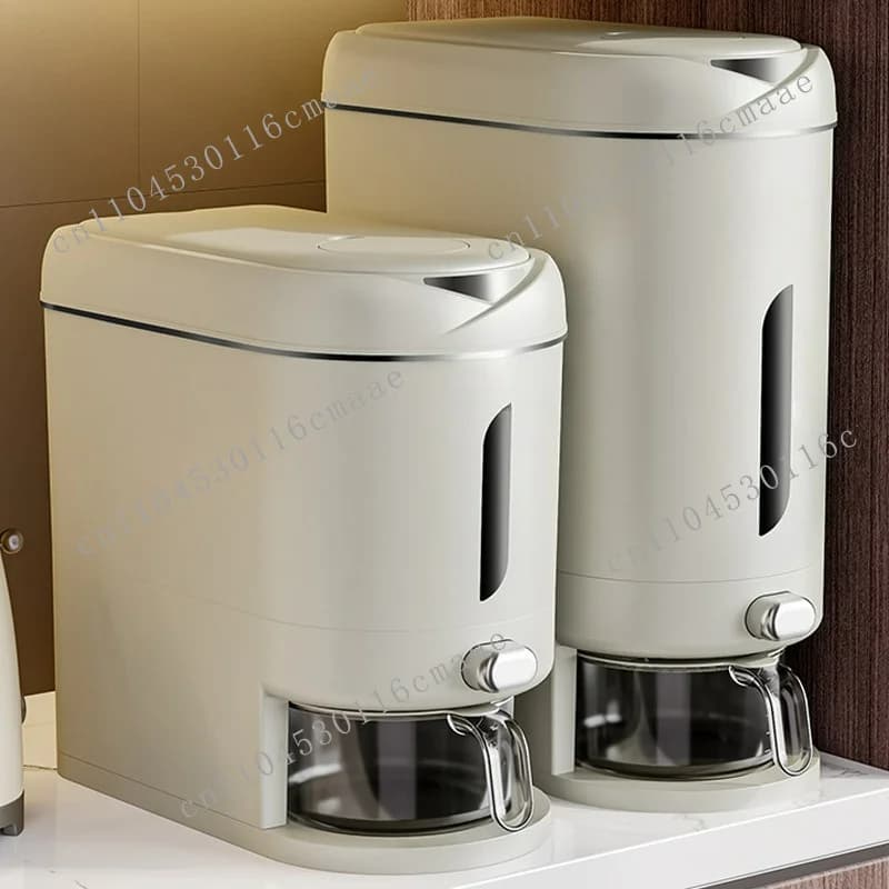 Seam rice bucket Household insect-proof moisture-proof sealed rice tank Food grade storage tank 10kg