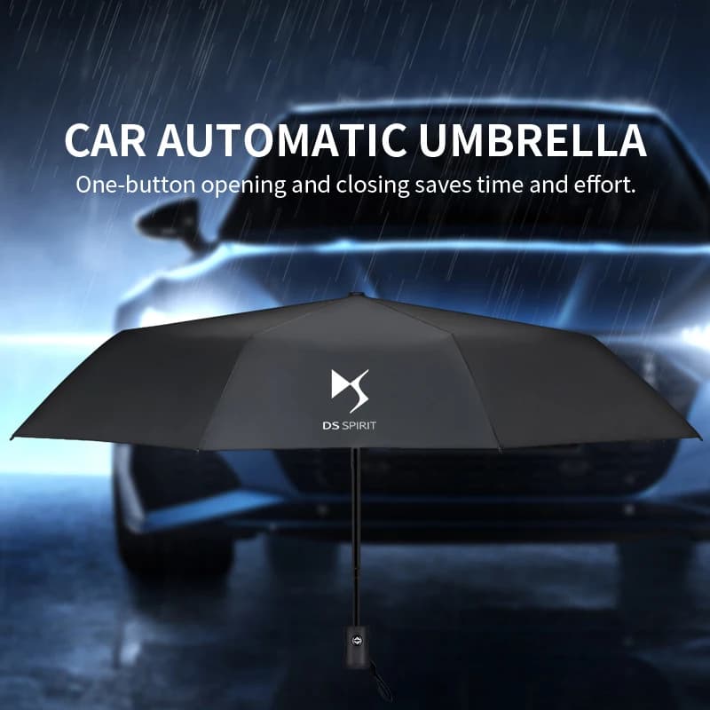 For DS DS3 DS4 DS5 DS5LS DS6 DS7 DS9 DS 4S Car Fully Automatic Folding Umbrella Sunshade With Logo Auto Accessories