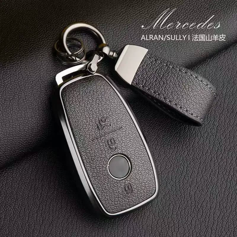 Aluminum Alloy Car Key Case Cover For Mercedes Benz A B C E S Class GLC GLE CLA CLS W205 W213 Full Protection Metal Key Shell