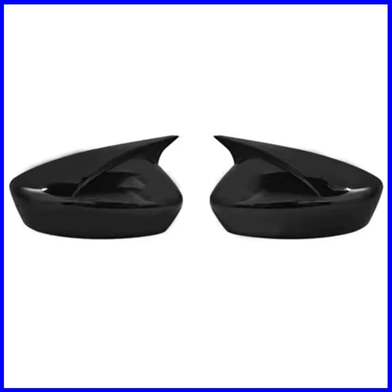 Car Styling For Mazda 6 2017-2020 Rearview Mirror Cover Caps With Horn Decorative Frame Sticker Trim Auto Parts Accessories