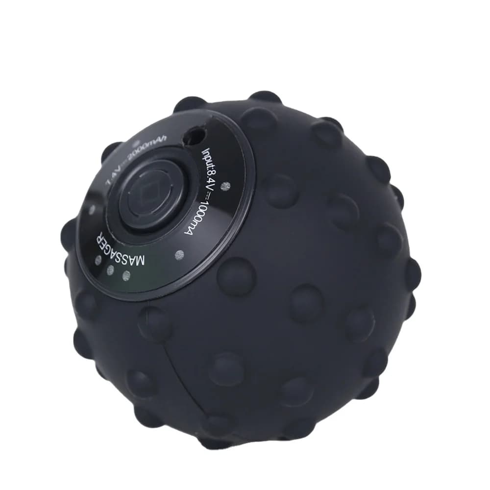 Electric Vibrating Massage Ball,4-speed High-intensity Fitness Yoga Massage Roller